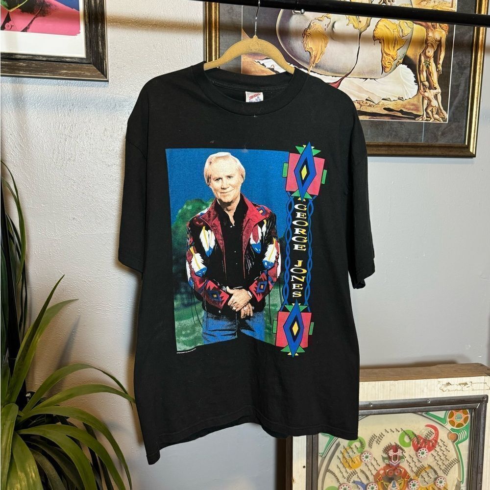 Vintage George Jones Hightech Redneck Shirt